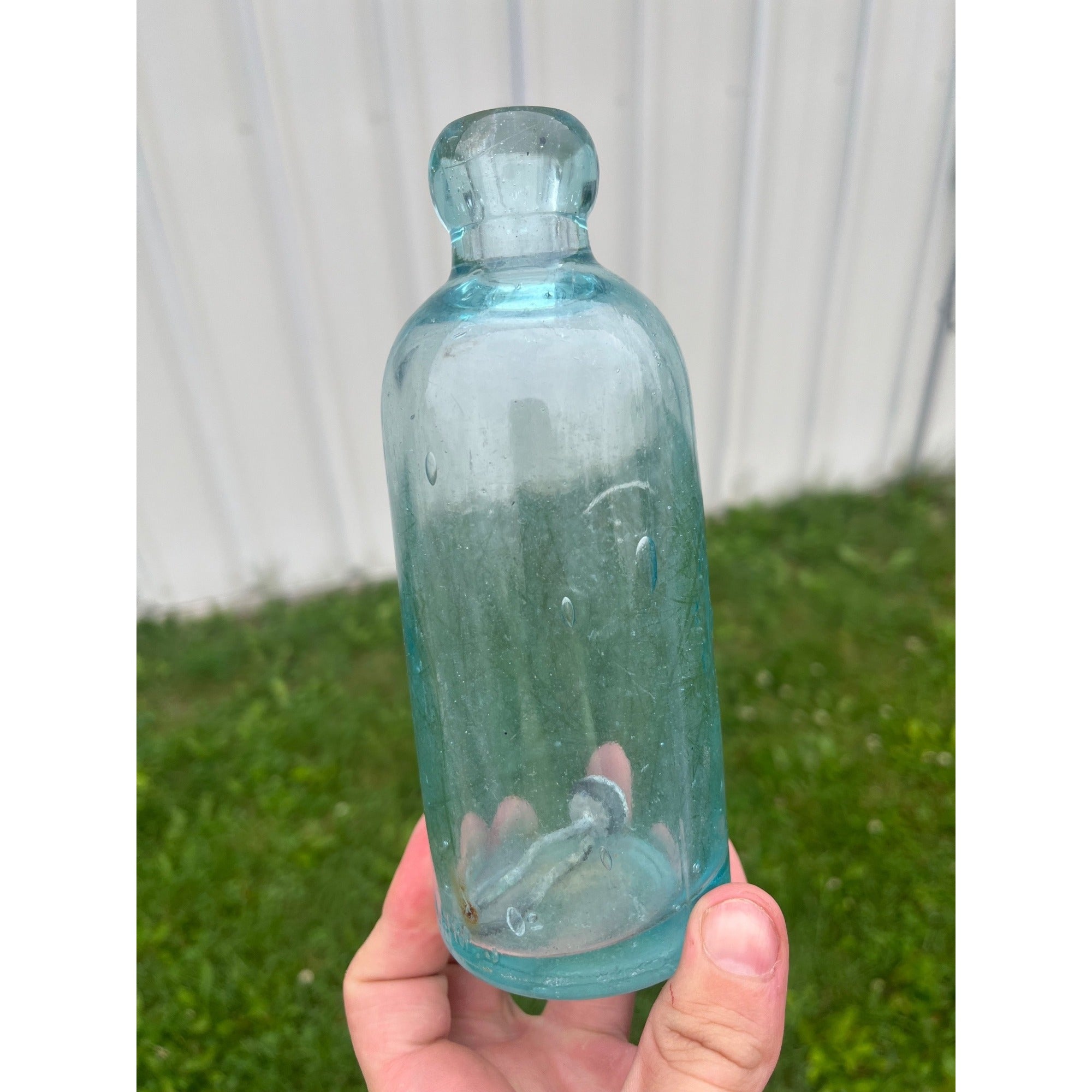 Antique W. Young & Son Wooster, Ohio (OH) Hutchinson Bottle Soda Embossed Hutch