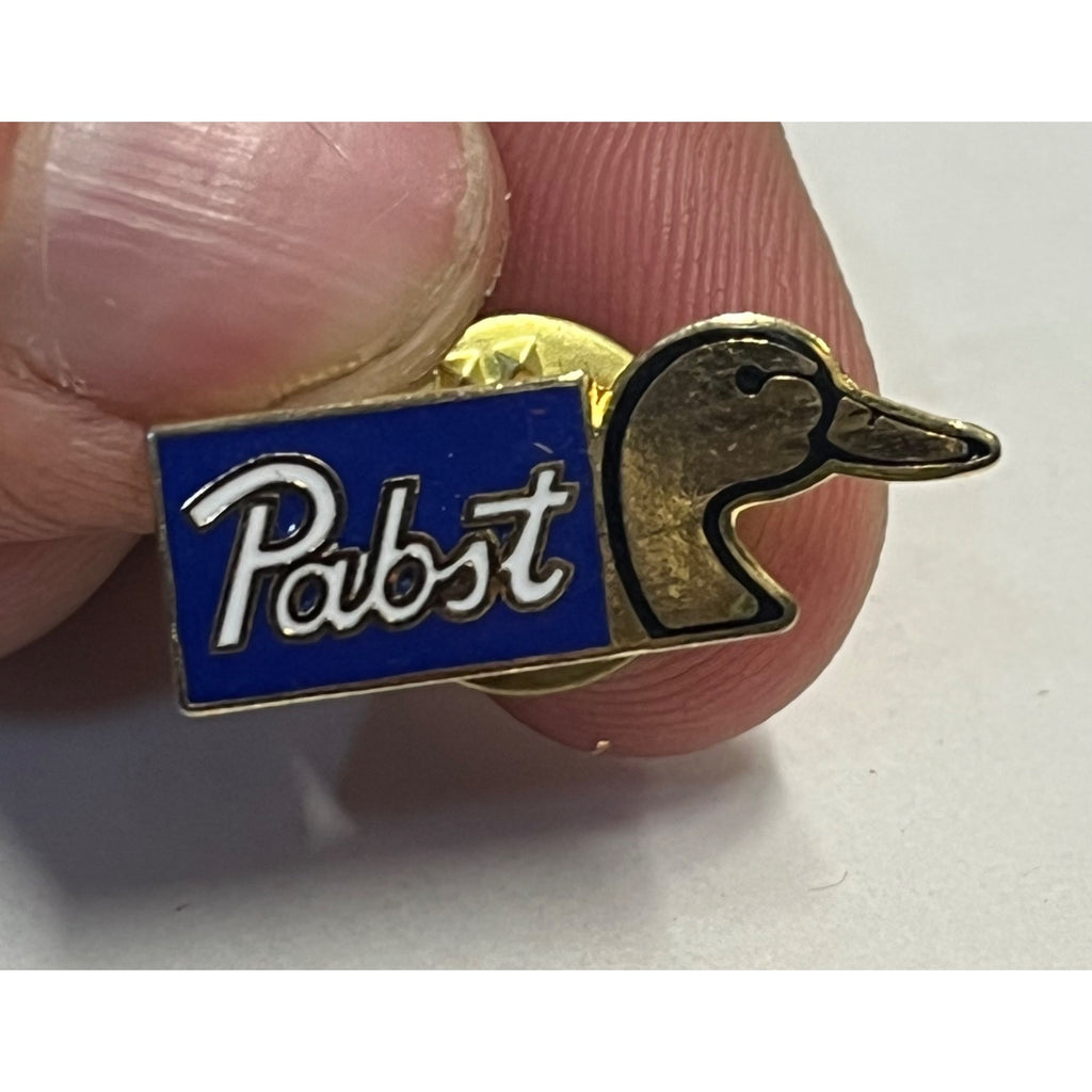 Pabst Blue Ribbon Pabst Duck 1” Lapel Pin Button - Beer