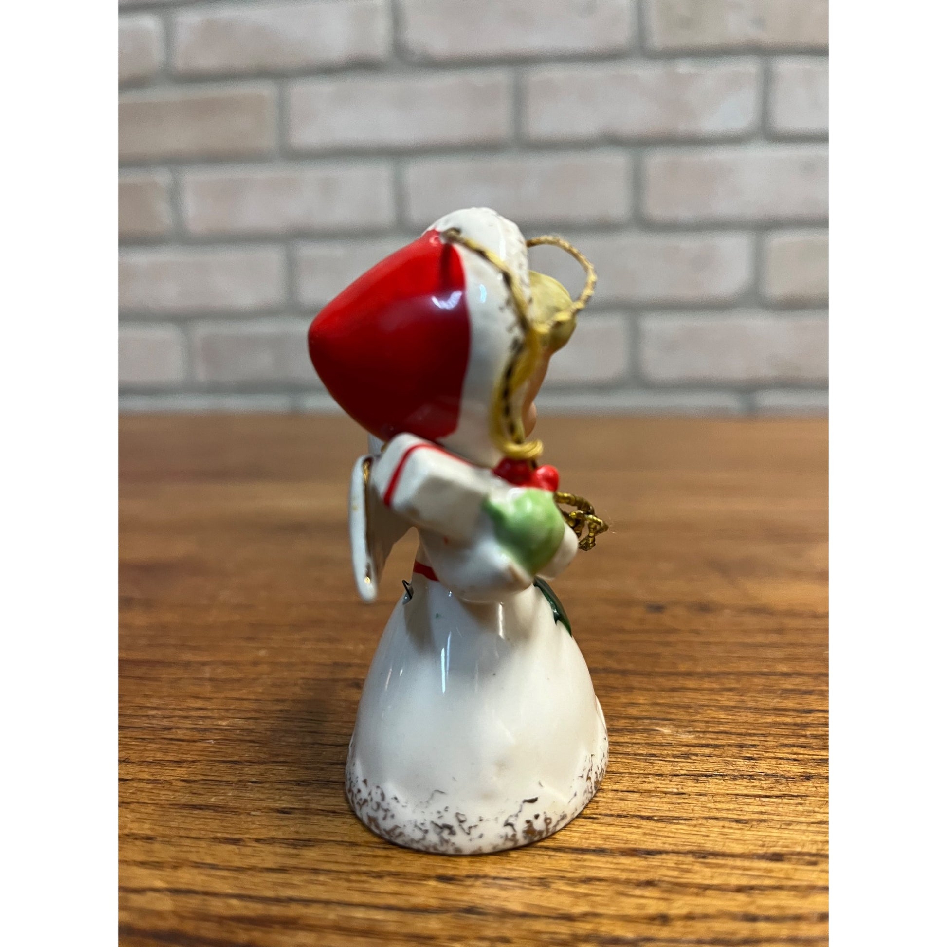 Vintage 1959 NAPCO Christmas Angel Bell w/ Gift Box Present ICX3617 3" - AS-IS