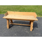 Farmhouse Solid Wood Wooden Porch Bench Sturdy Garden Bench