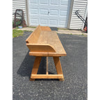 Farmhouse Solid Wood Wooden Porch Bench Sturdy Garden Bench