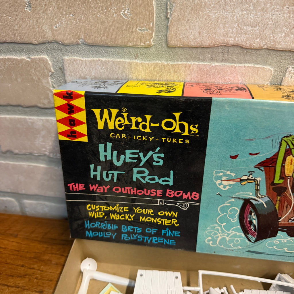 RARE Vintage 1963 Weird-Ohs Huey's Hut Rod Hawk Model Co. 538-100