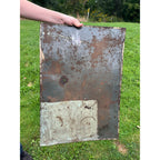 Antique 1930s Hunter Cigar Tin Advertising Sign 27" x 20"