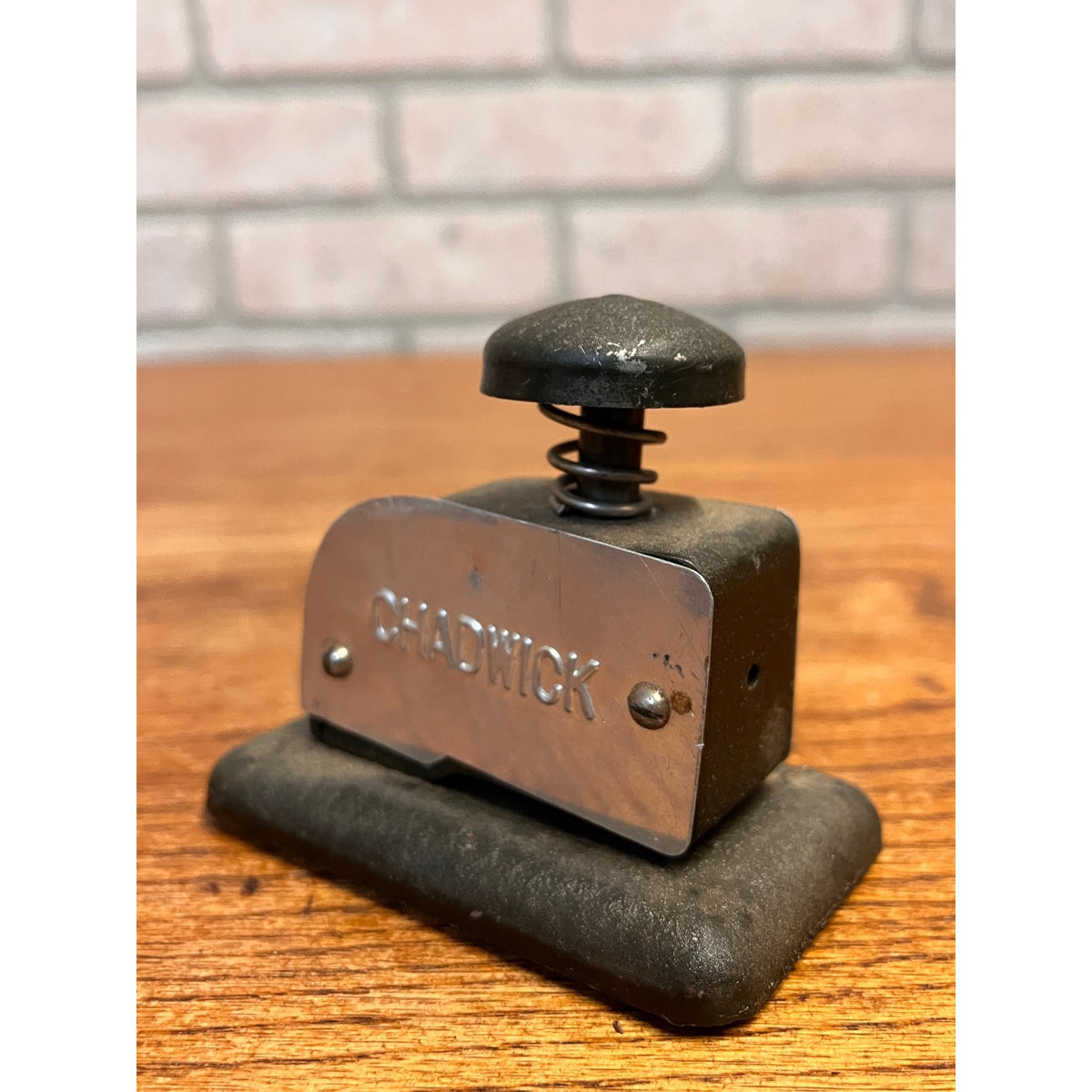 Vintage Chadwick Stapleless Stapler Japan Vintage Office Industrial Paper Welder