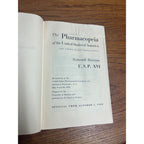 1960 Pharmacopeia of United States 16th Revision Pharmacy Hardcover