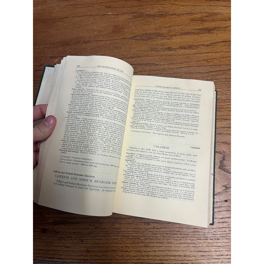 1960 Pharmacopeia of United States 16th Revision Pharmacy Hardcover