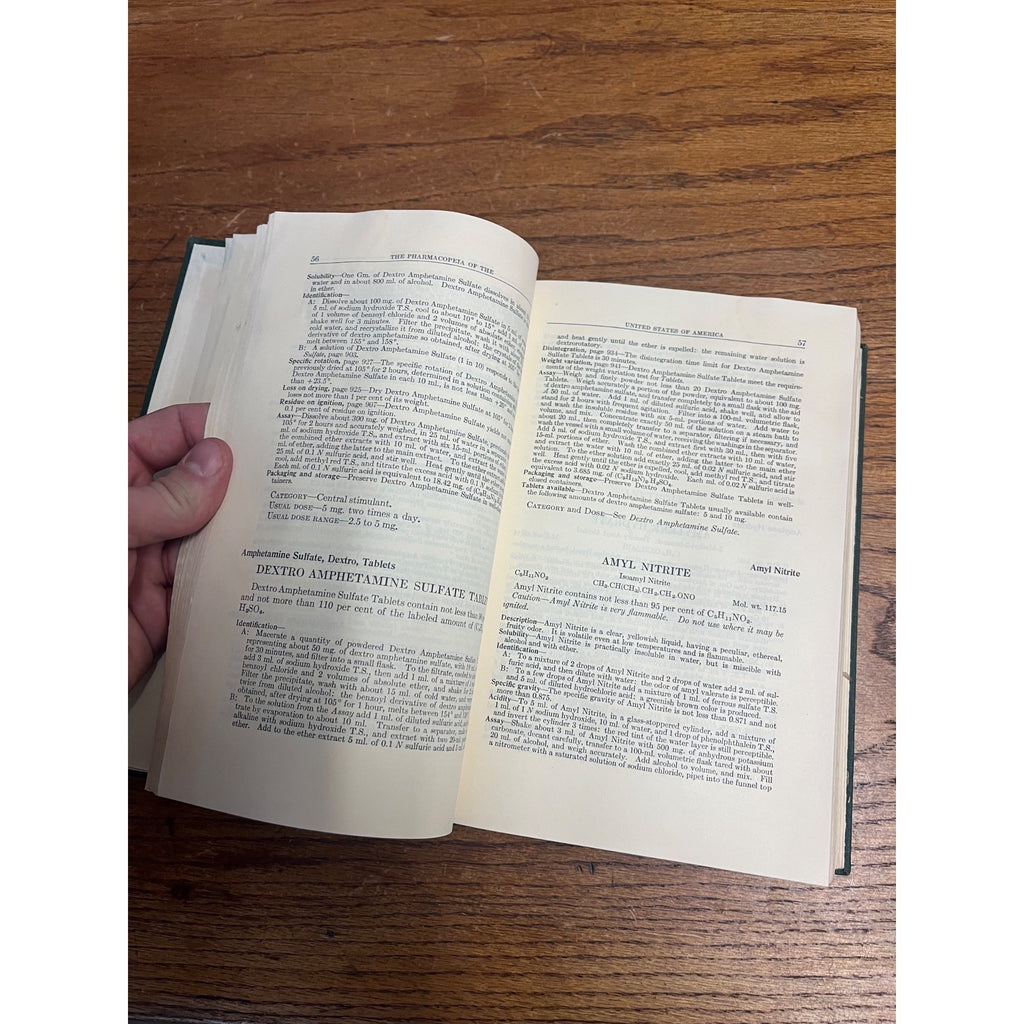 1960 Pharmacopeia of United States 16th Revision Pharmacy Hardcover