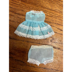 Vintage 1960s Ideal Tammy Doll Family Nylon Undies & Petticoat 9401-1 Blue Lace