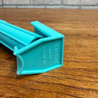 Vintage Steri-Stat Glass Oral Thermometer in Teal Turquoise Plastic Case Medical