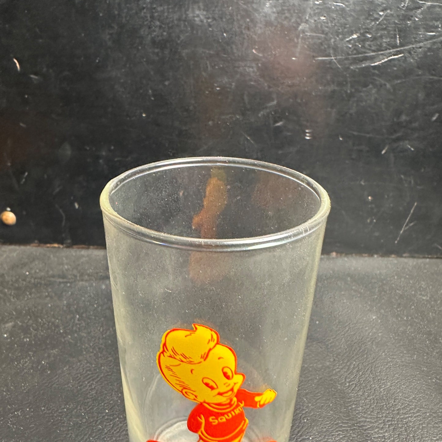 Vintage Squirt 1952 Soda Fountain Glass Just Call Me Squirt 4 3/4" Tall