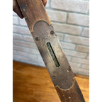 Antique Disston & Morss Wood & Brass 18" Carpenters Level Keystone Tool Co