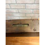 Antique Disston & Morss Wood & Brass 18" Carpenters Level Keystone Tool Co