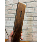 Antique Disston & Morss Wood & Brass 18" Carpenters Level Keystone Tool Co