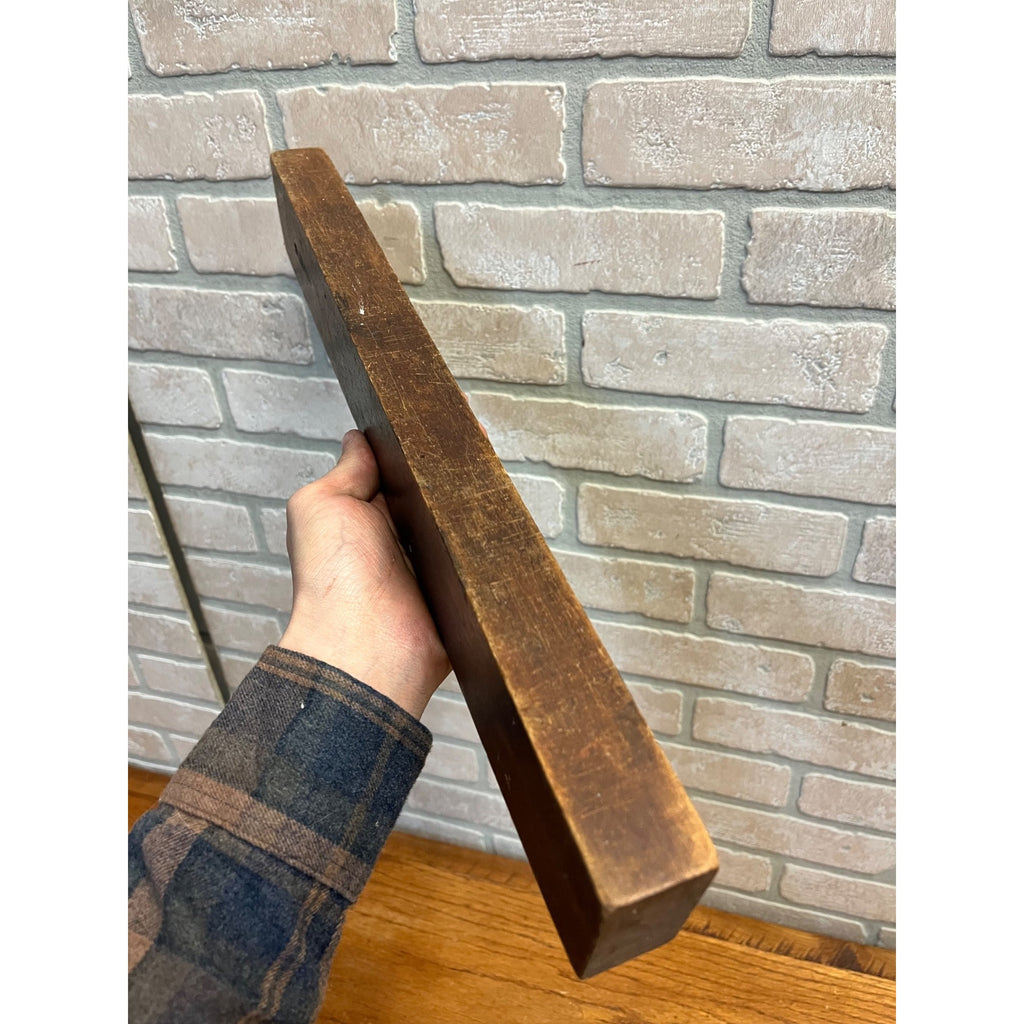 Antique Disston & Morss Wood & Brass 18" Carpenters Level Keystone Tool Co