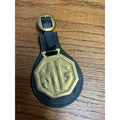 Vintage MG British Car Auto Insignia Emblem Brass Watch Fob Advertising