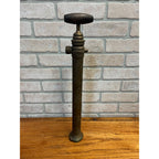 Vintage WURKEZE No. 2 Brass Hand Bilge Pump Wood Handle Nautical Marine 18.5"