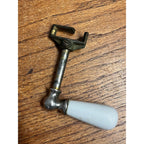 Antique Vintage Porcelain and Nickel/Brass Flush Handle Toilet Tank Lever