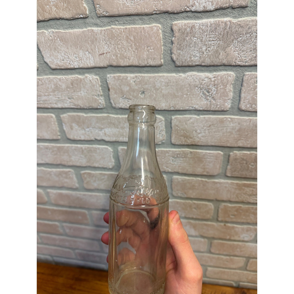 Embossed West Bend Beverages Wisconsin Soda Bottle
