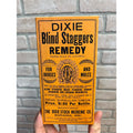 Vintage Dixie Stock Remedy Blind Staggers Medicine Box Advertising Marianna AR