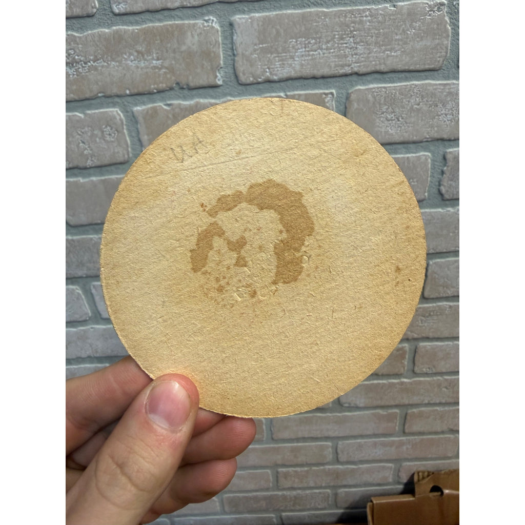 Vintage 1930s West Bend Lithia Brewing Co. Beer Advertising 4" Coaster Tavern