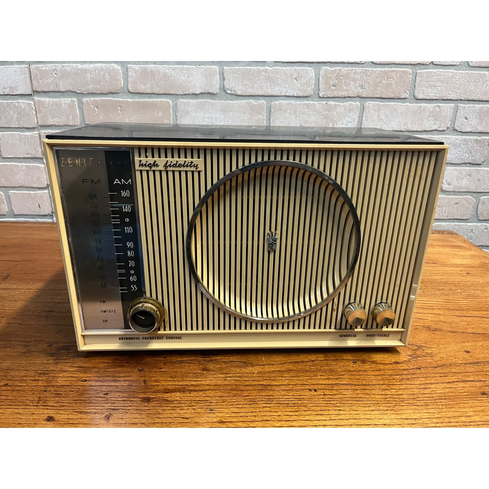 Vintage Zenith High Fidelity Tube Radio Model C845Y Mid-Century - TESTED & WORKS