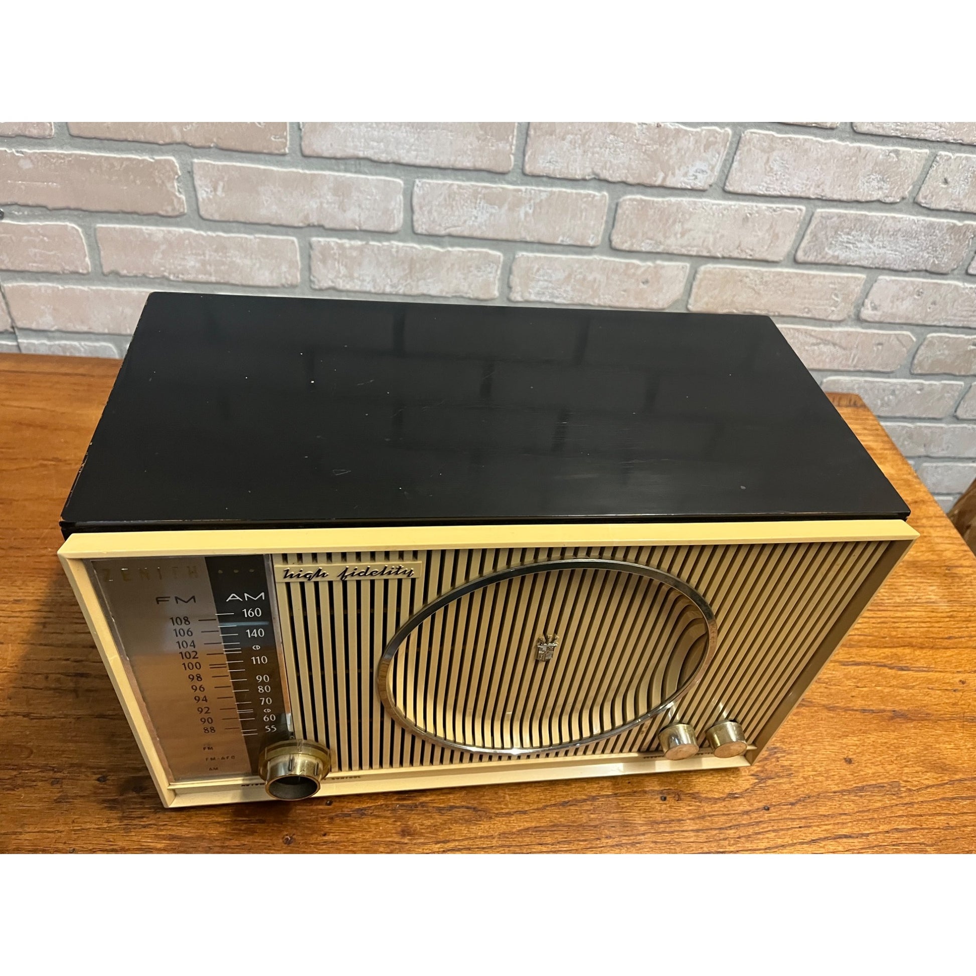 Vintage Zenith High Fidelity Tube Radio Model C845Y Mid-Century - TESTED & WORKS
