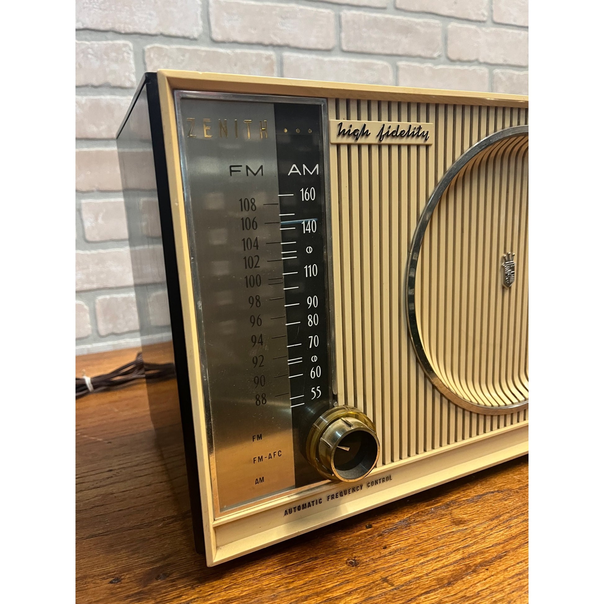 Vintage Zenith High Fidelity Tube Radio Model C845Y Mid-Century - TESTED & WORKS