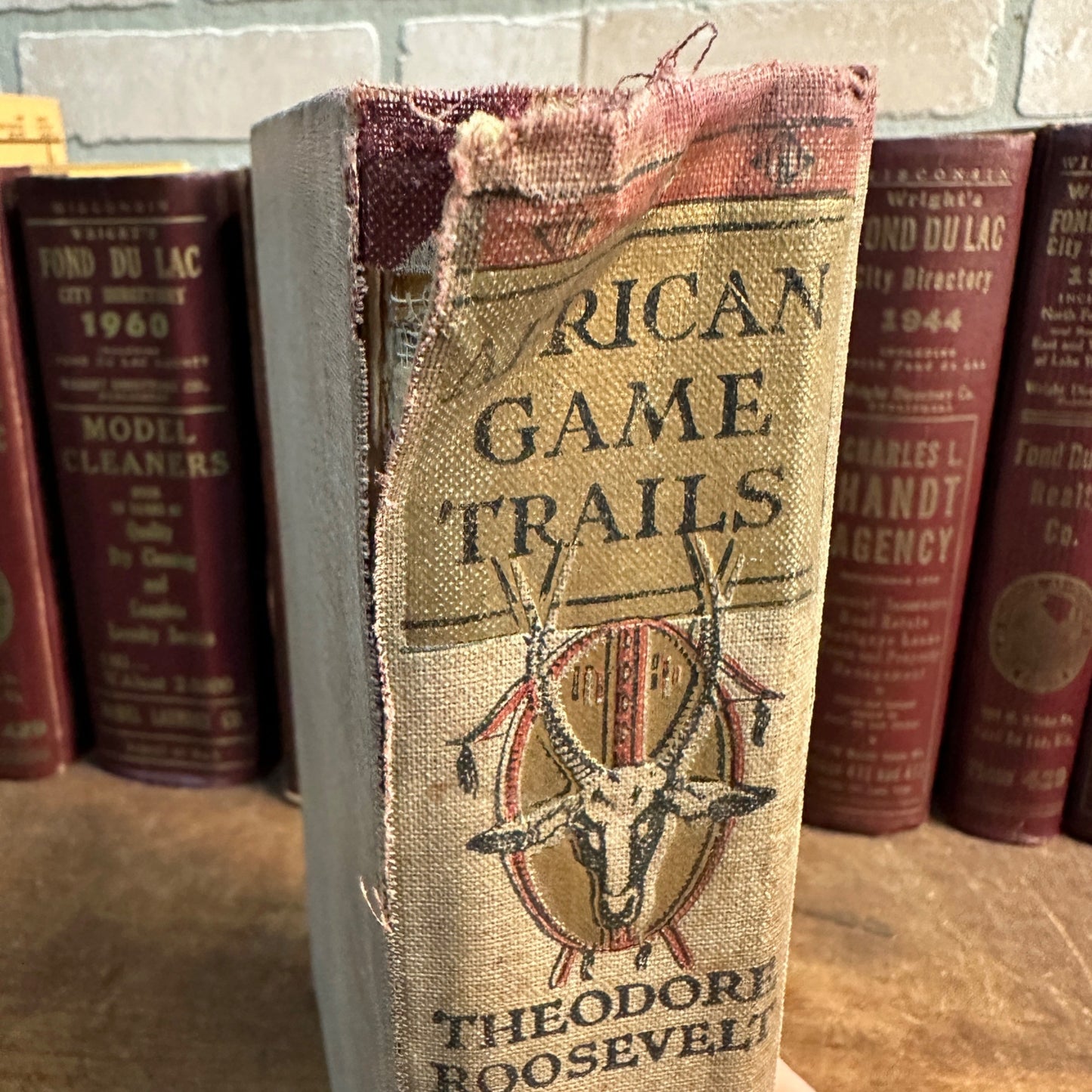 AFRICAN GAME TRAILS THEODORE ROOSEVELT 1910 BOOK SYNDICATE PUBLISHING