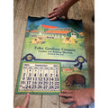 1920s Advertising Calendar Poster Fuller Goodman Farm Barn Dairy Scene