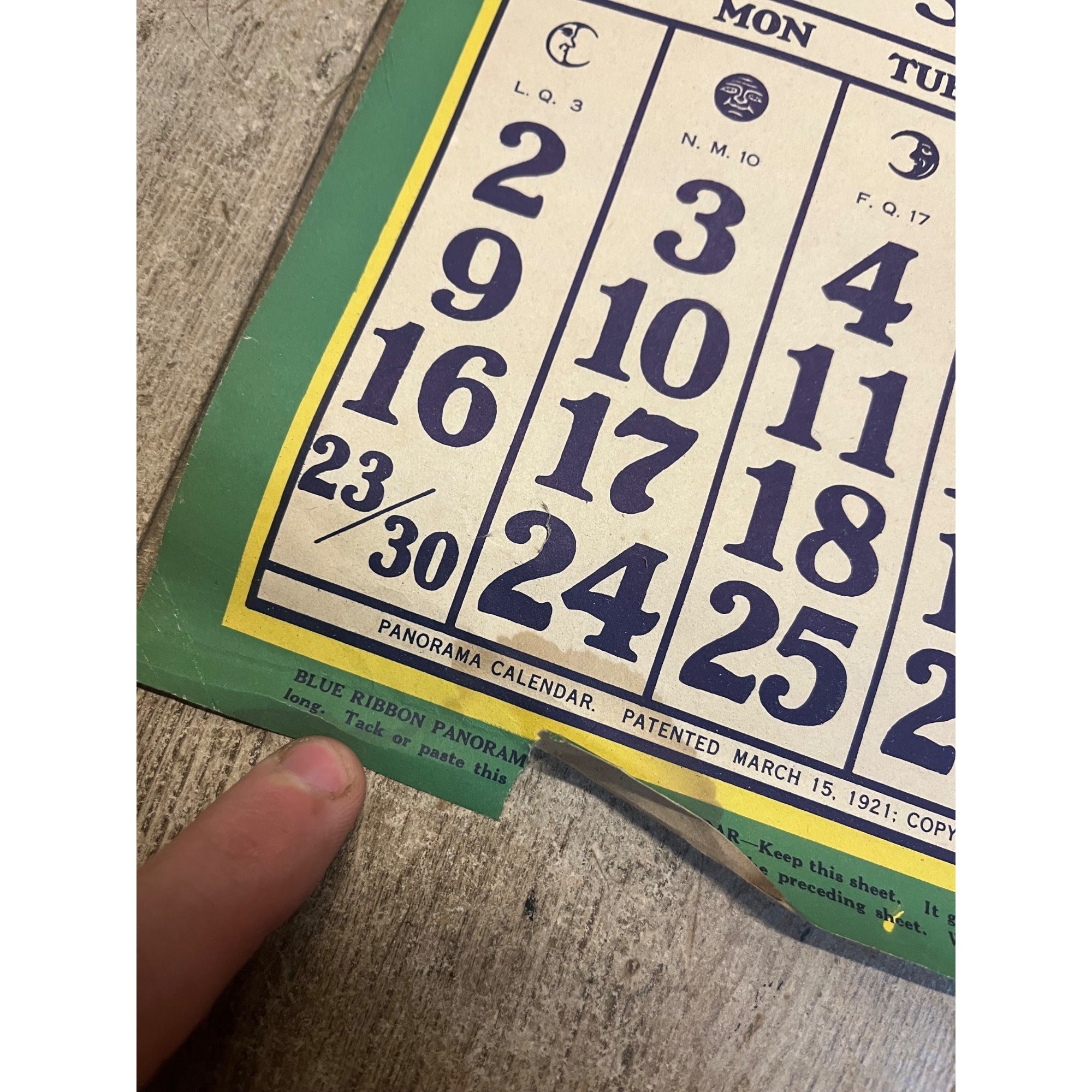 1920s Advertising Calendar Poster Fuller Goodman Farm Barn Dairy Scene
