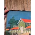 1920s Advertising Calendar Poster Fuller Goodman Farm Barn Dairy Scene