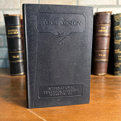 1936 Tool Design I & II Black International  Textbook Book