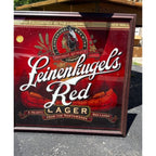Leinenkugel's Red Lager Framed Beer Advertising Mirror Sign Bar Breweriana