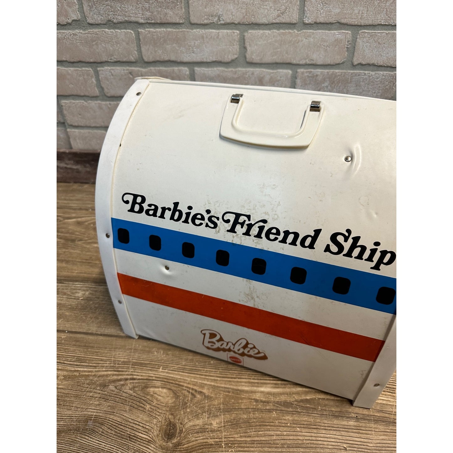 VINTAGE BARBIE FRIEND SHIP AIRPLANE CASE 1970S MATTEL #8639 UNITED AIRLINES