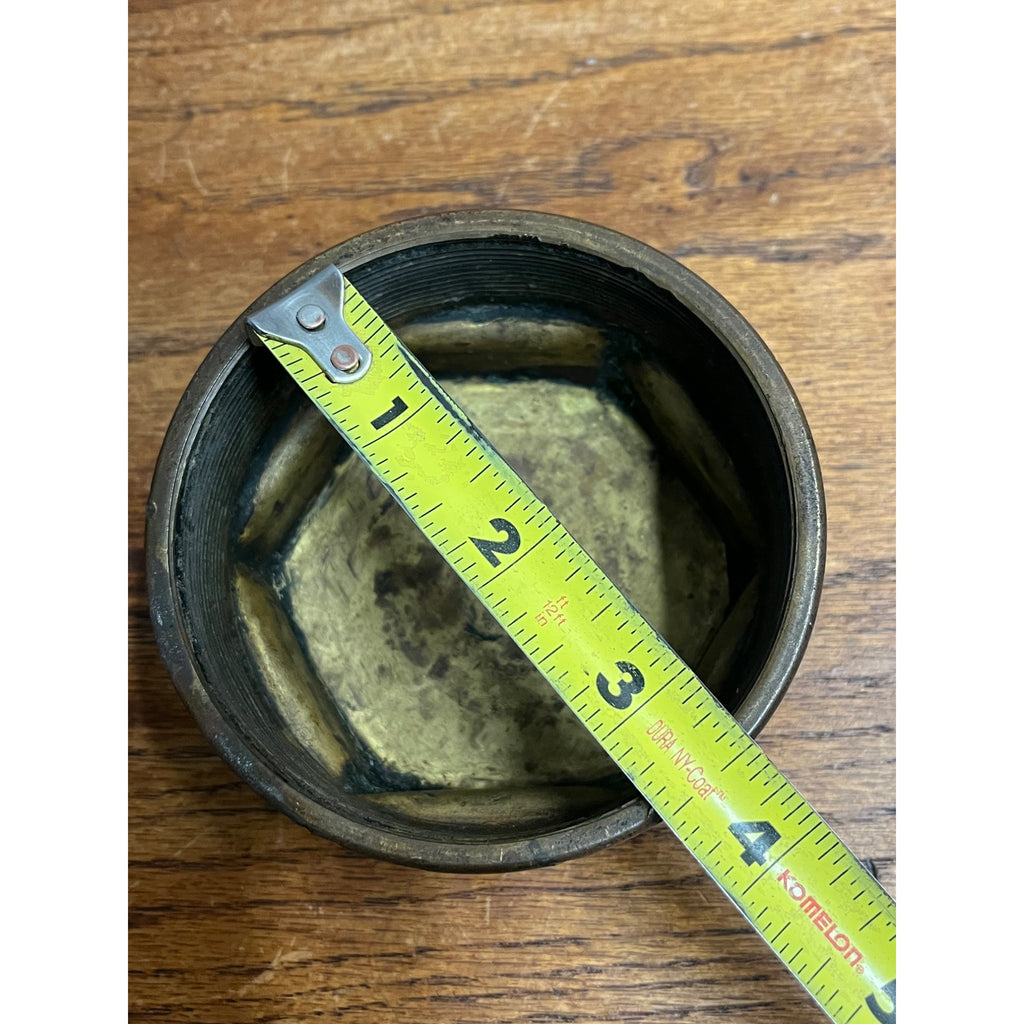 Antique 1920s Buick Solid Brass Wheel Hubcaps Grease Covers