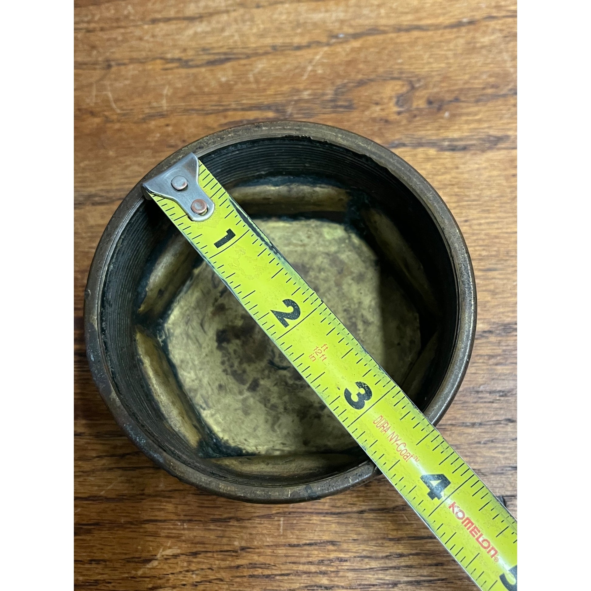 Antique 1920s Buick Solid Brass Wheel Hubcaps Grease Covers