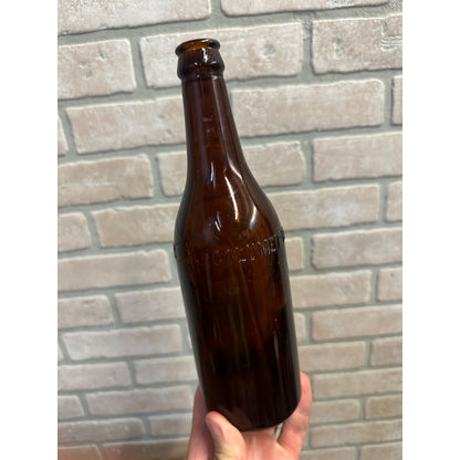 VTG Calumet Brewing Co. Chilton Wis EMPTY Amber Beer Bottle 15oz