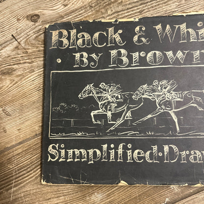 1939 Black & White Simplified Drawing by Paul Brown 1st Edition Hardcover