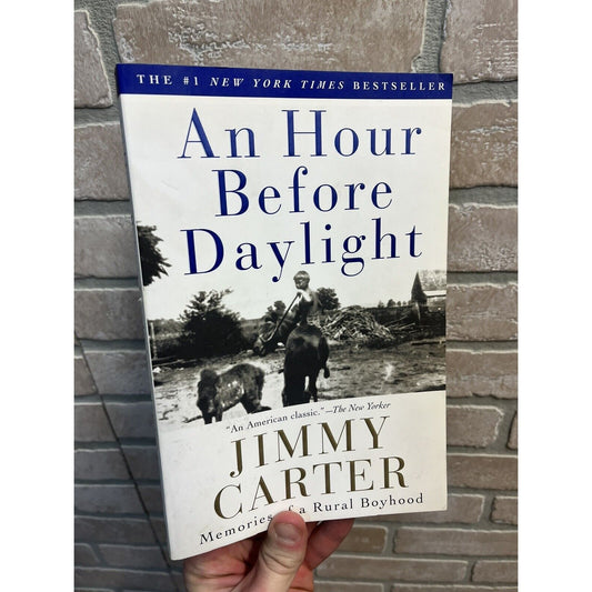 Jimmy Carter SIGNED "An Hour Before Daylight" Hardcover Book Autographed
