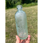 Vintage Anhalt & Hostman Plymouth Wis Wisconsin Hutchinson Soda Bottle Hutch Blob