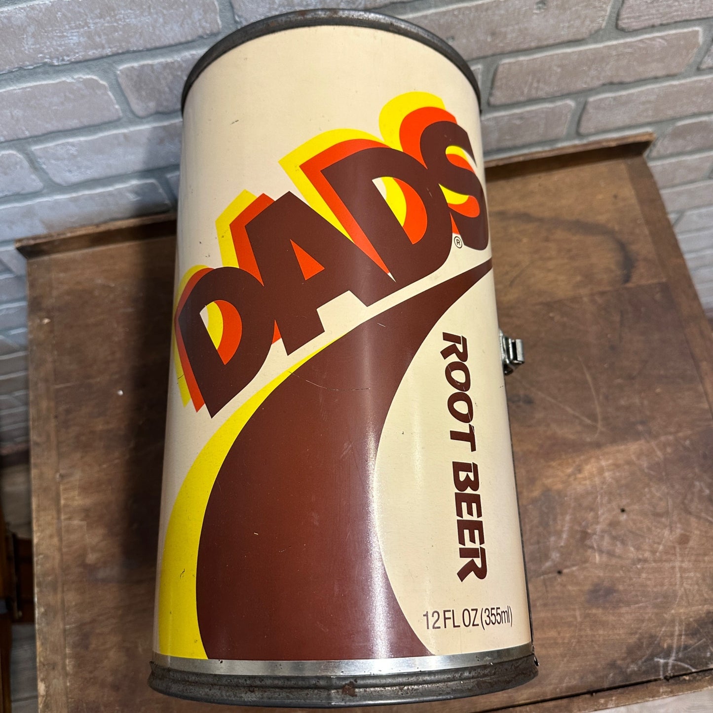 VINTAGE 1970'S DAD'S ROOT BEER THE BIG CAN-DO BARBEQUE GRILL & SMOKER BBQ