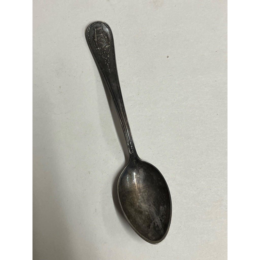 Vintage Hotel Statler Silver Plated Demitasse Spoon 4" Cleveland OH Souvenir