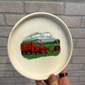 Vintage Gehl Farm Implement Advertising Ceramic Ashtray Candy Dish West Bend WI