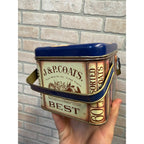 J&P Coats Spool Threads Metal Lunch Box Style Sewing Storage Tin