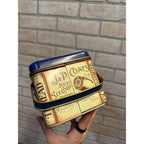 J&P Coats Spool Threads Metal Lunch Box Style Sewing Storage Tin