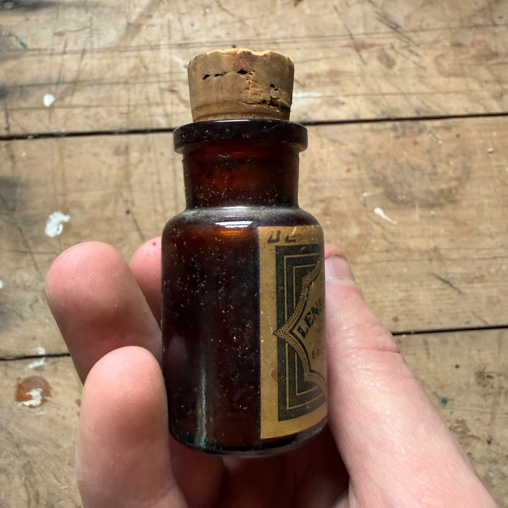 Antique Lenigallol Triacetyl Pyrogallol Photo Chemical Bottle E Bilhuber Jersey City