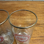 Vintage 1960s University of Wisconsin UW Alumni Glasses (2) Sigillum Lumen Eye