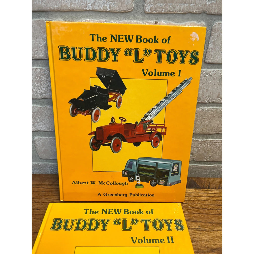 New Book of Buddy "L" Toys Volume I and II Set - hardcover by Albert McCollough