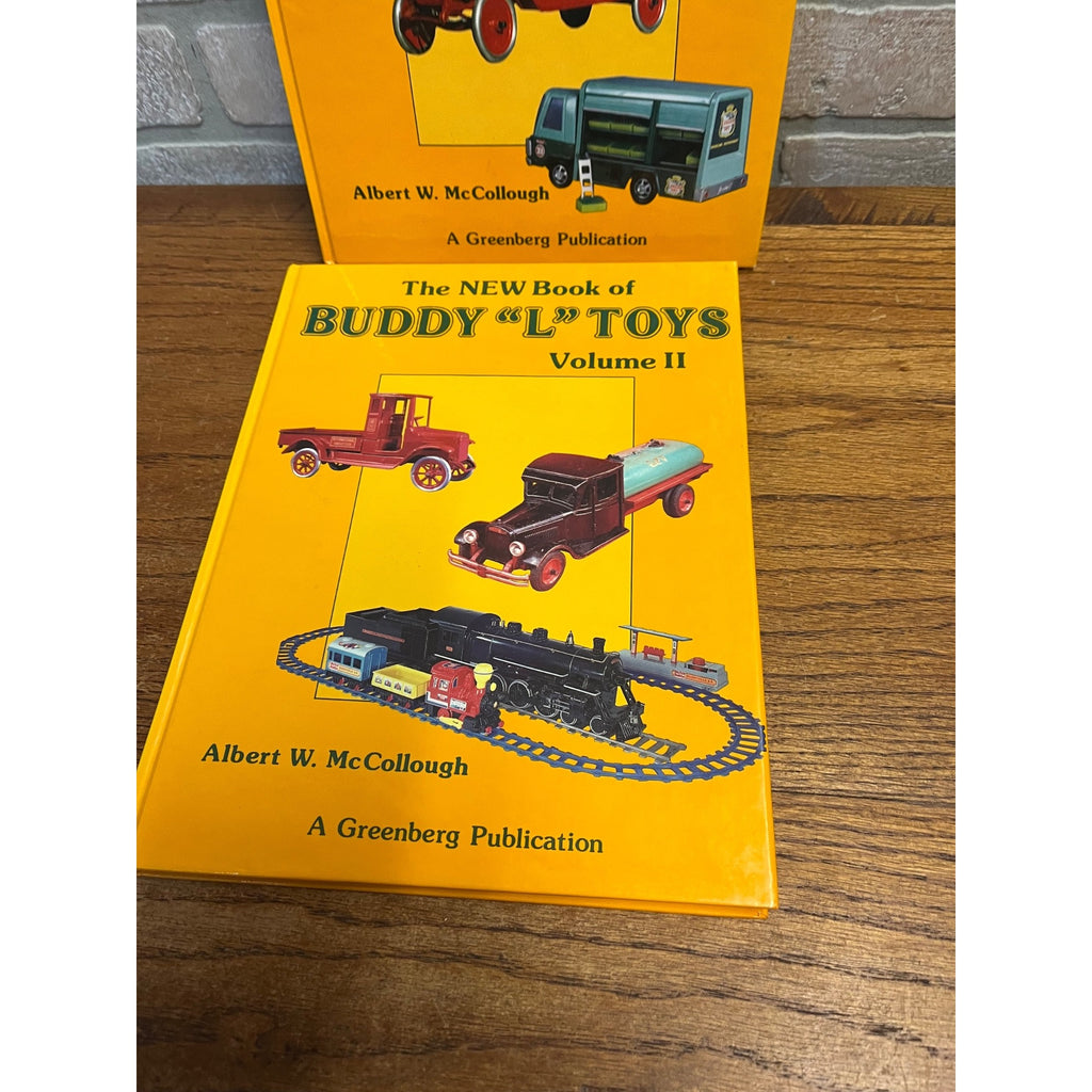 New Book of Buddy "L" Toys Volume I and II Set - hardcover by Albert McCollough