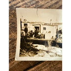 Vintage Canadian Fishing Boat Great Lakes Bustikogan 1930s Snapshot Real Photo